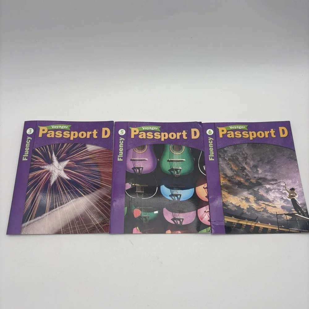 Voyager Passport D Fluency 3 5 6 Workbook Reading Lot‎ 3 Multi PB Voyager USA